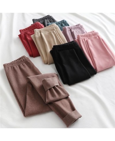 Women 2023 Spring Autumn Cotton Seamless Leggings Female High Waist Leggings Ladies Fashion Fitness Slim Warm Legging Pants $...