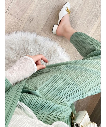 Pleated Harem Pants For Women Pockets High Elastic Waist Solid Color Trousers 2023 New Spring Female Fashion 2N513 $51.65 - B...