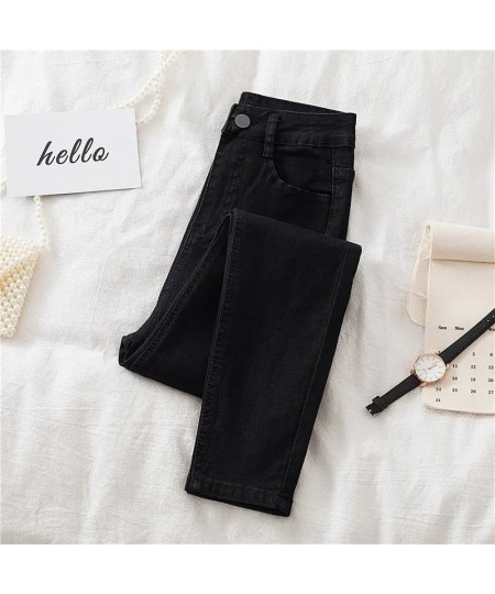 Women's Jeans Slim Thin Female Denim Pants Womens Jeans Spring Autumn Woman Stretch Bottoms Feminino Skinny Pants Women $40.4...