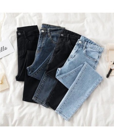 Women's Jeans Slim Thin Female Denim Pants Womens Jeans Spring Autumn Woman Stretch Bottoms Feminino Skinny Pants Women $40.4...