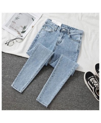 Women's Jeans Slim Thin Female Denim Pants Womens Jeans Spring Autumn Woman Stretch Bottoms Feminino Skinny Pants Women $40.4...