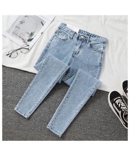 Women's Jeans Slim Thin Female Denim Pants Womens Jeans Spring Autumn Woman Stretch Bottoms Feminino Skinny Pants Women $40.4...