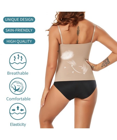 Summer Seamless Shapewear Tops Women Tummy Control Smooth Body Shaper Camisole Nude Black Tank Top Slim Belly Compression Ves...