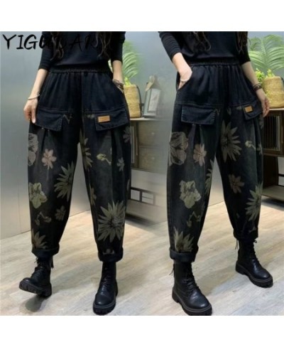 Summer Ice Silk Jeans Women Soft High Waist Wide Leg Pants Femme Thin Loose Casual Ankle Length Cool Denim Pants Mujer $46.06...