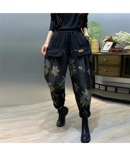 Summer Ice Silk Jeans Women Soft High Waist Wide Leg Pants Femme Thin Loose Casual Ankle Length Cool Denim Pants Mujer $46.06...