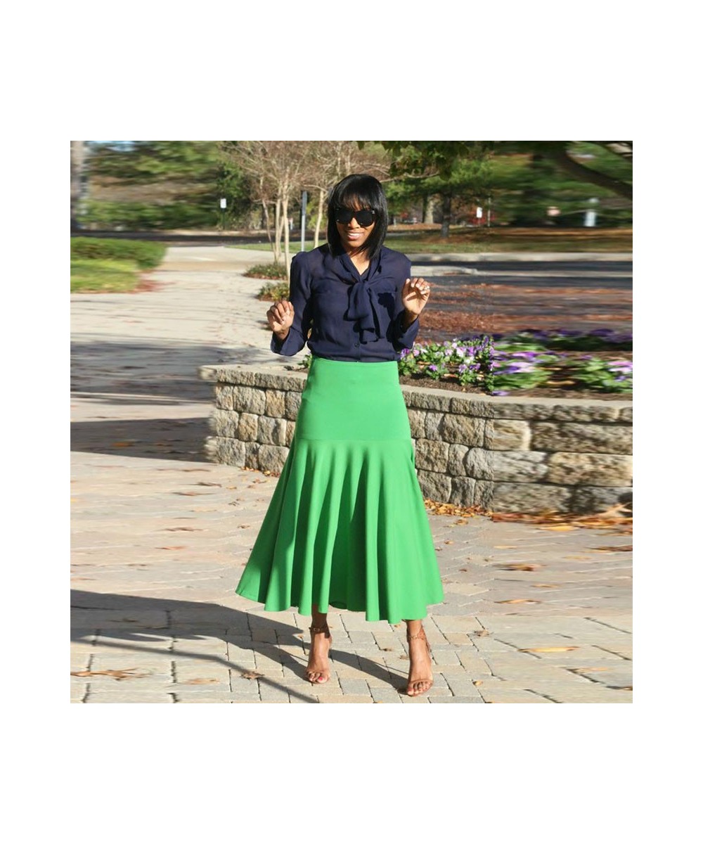 Green Mermaid Skirts Saia Mujer Faldas Summer Girls Casual Office Lady Long Skirt Birthday Party Wedding Guest Skirt 2023 $78...