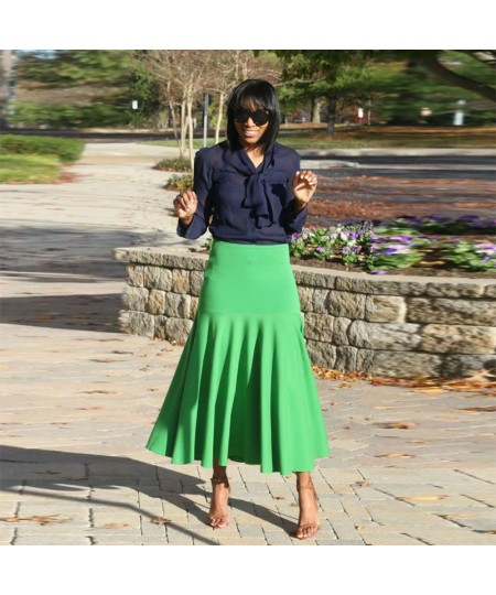 Green Mermaid Skirts Saia Mujer Faldas Summer Girls Casual Office Lady Long Skirt Birthday Party Wedding Guest Skirt 2023 $78...