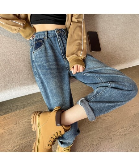 Lady Skinny Thicken Fleece Students Pants Female Retro Trousers Women Thermal Jeans Winter Snow Warm Plush Stretch Jeans $46....