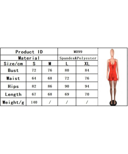 Women Deep V-Neck Spaghetti Strap Short Jumpsuits 2023 Summer New Clubwear Soild Sexy Lace Up Ruffles Orange Rompers Women $2...