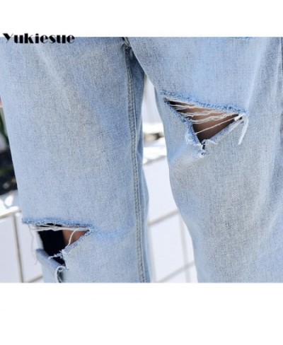 Ripped jeans woman boyfriend loose hole jeans for women vintage autumn denim harem pants female trousers jeans femme clothes ...