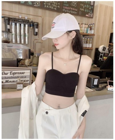 Women Sexy Tank Top Crop Tops Women Sports Summer Camis Backless Camisole Fashion Casual Tube Top Female Sleeveless Cropped $...