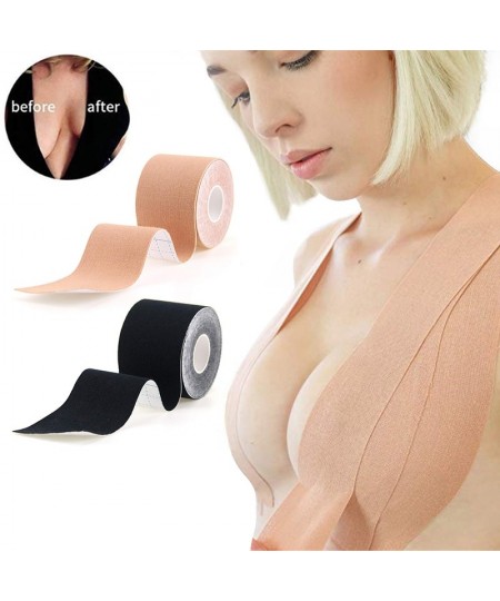 Boob Tape Bras For Women Adhesive Invisible Bra Nipple Pasties Covers Breast Lift Tape Push Up Bralette Strapless Pad $13.49 ...