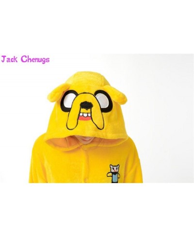 Kigurumi Adult Finn And Jake Onesies Adventure Costume Yellow Dog Pajamas Animal Halloween Party Jumpsuits Kigurumi Pyjamas $...