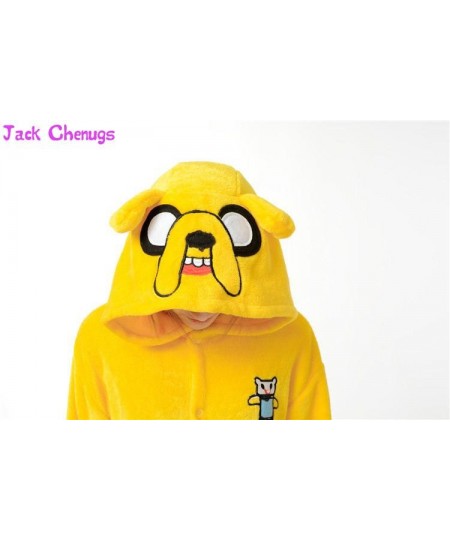 Kigurumi Adult Finn And Jake Onesies Adventure Costume Yellow Dog Pajamas Animal Halloween Party Jumpsuits Kigurumi Pyjamas $...