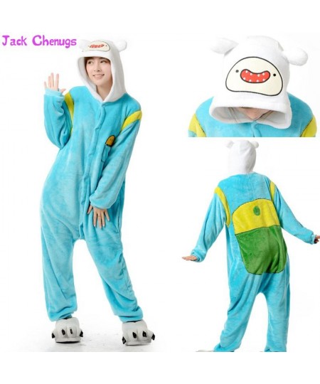 Kigurumi Adult Finn And Jake Onesies Adventure Costume Yellow Dog Pajamas Animal Halloween Party Jumpsuits Kigurumi Pyjamas $...