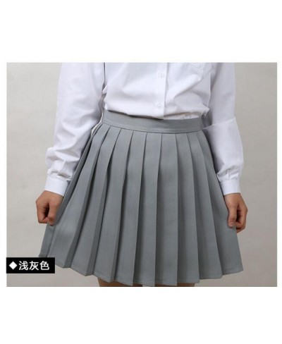 new 2022 summer Student Pretty New Fashion Women Mini Skirt Women Solid Stripe lolita Pleated Skirt $24.15 - Bottoms