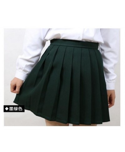 new 2022 summer Student Pretty New Fashion Women Mini Skirt Women Solid Stripe lolita Pleated Skirt $24.15 - Bottoms