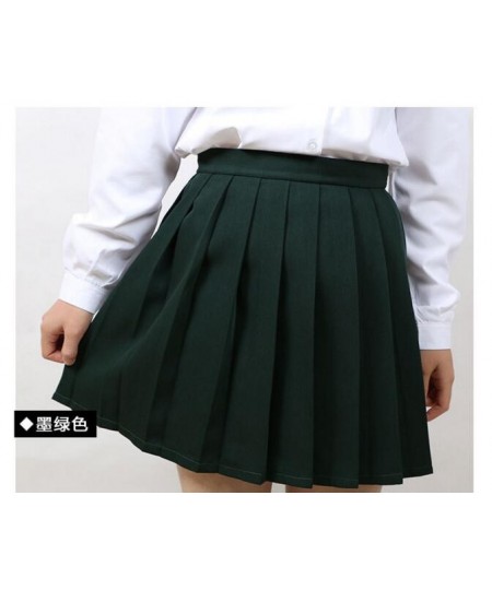 new 2022 summer Student Pretty New Fashion Women Mini Skirt Women Solid Stripe lolita Pleated Skirt $24.15 - Bottoms