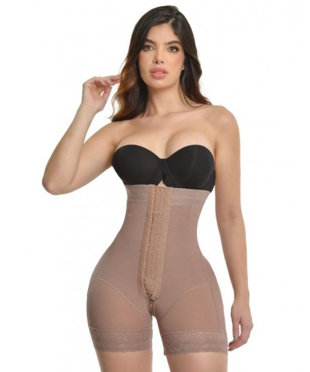 Slimming Fajas Lace Butt Lifter Shapewear Super High Waisted Push Up Short With 3 Rows Of Snaps And Enhancement Bootylicious ...