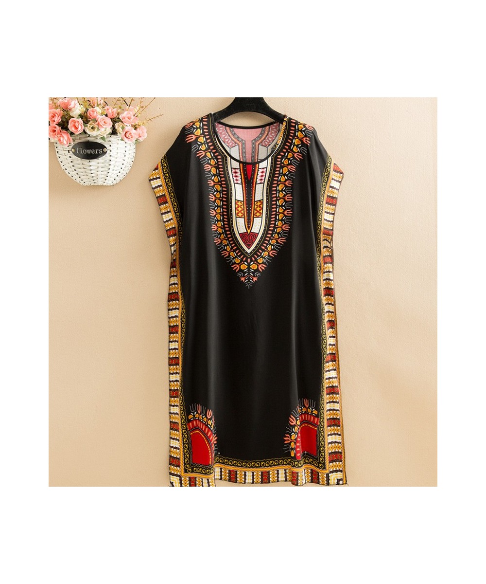 Mid-Length Ethnic Style Nightdress Beach Sleeveless Summer Nightgowns Women Sleepwear Nightshirt Loose Mother Dress $24.76 - ...