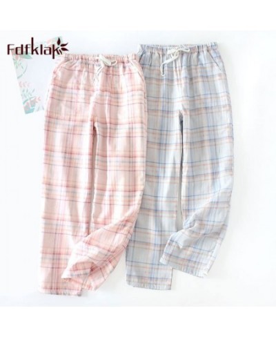 Couple's pajamas pant casual cotton home pants lounge wear sleeping pant women or men nightwear pants female trousers $28.22 ...