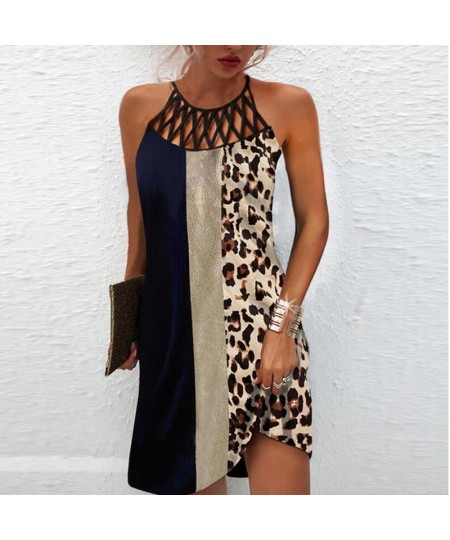 2022 Women Elegant Dress Loose Casual Short Dress Hollow Out Floral Print Round Neck Ladies Summer Dress 2022 $36.11 - Dresses