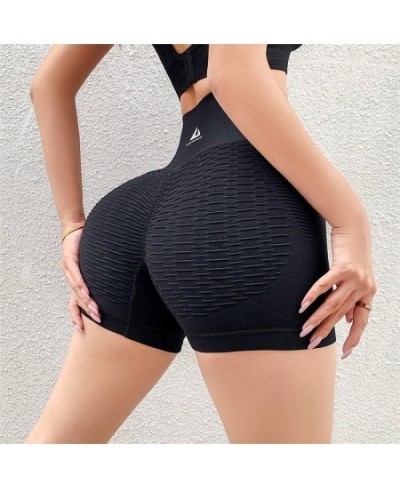 2022 Fashion Three-point Fitness Pants Women's Belly Closing Peach Hip Lifting Elastic Tight Yoga High Waist Running Shorts $...