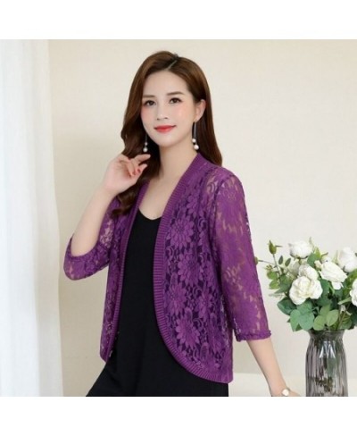 2022 Autumn Summer Sun Protection Clothing Women Lace Cardigan Female Cardigans Women Shawl Coat Ladies Outerwear $21.29 - Sw...