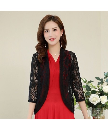 2022 Autumn Summer Sun Protection Clothing Women Lace Cardigan Female Cardigans Women Shawl Coat Ladies Outerwear $21.29 - Sw...