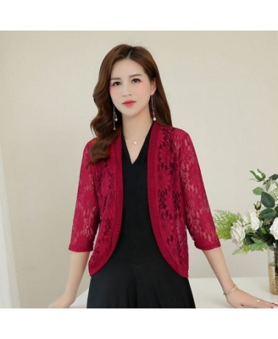 2022 Autumn Summer Sun Protection Clothing Women Lace Cardigan Female Cardigans Women Shawl Coat Ladies Outerwear $21.29 - Sw...