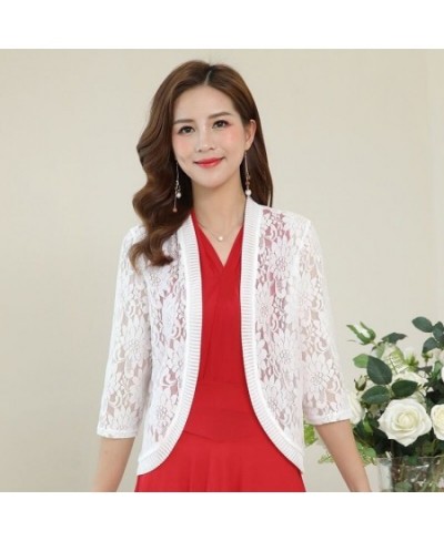 2022 Autumn Summer Sun Protection Clothing Women Lace Cardigan Female Cardigans Women Shawl Coat Ladies Outerwear $21.29 - Sw...