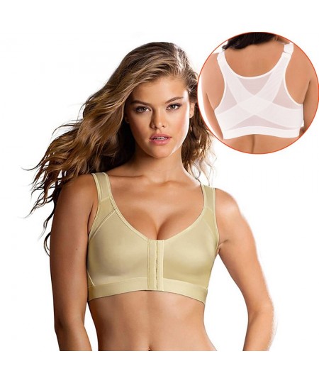 BL Women Bra Posture Corrector Lift Up Shockproof Sexy Fitness Vest Bras Support Underwear Cross Back Corset Bra Woman Linger...