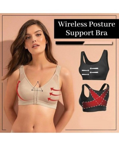 BL Women Bra Posture Corrector Lift Up Shockproof Sexy Fitness Vest Bras Support Underwear Cross Back Corset Bra Woman Linger...