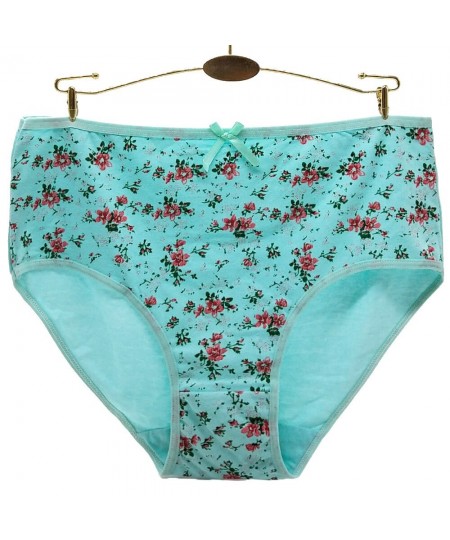 Underwear Women Panties Cotton Mid Rise Butterfly Soft Sexy Briefs Ladies Knickers Plus Size for Women 3 Pcs/lot $17.77 - Und...