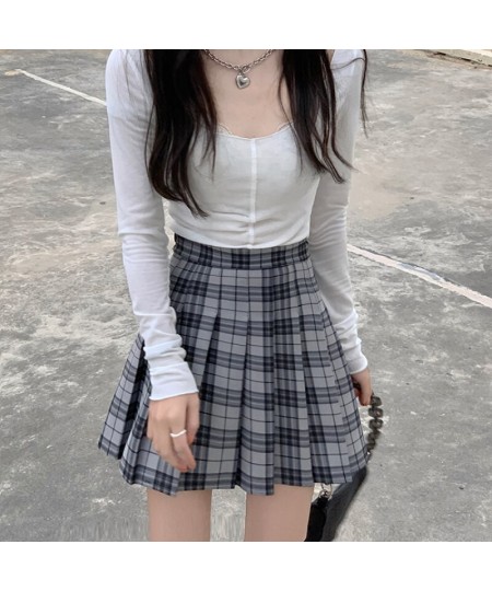 Short Skirt Female Summer Sweet and Cool High Waist Thin Skirts A-line Bag Hip Hot Girl Black Pleated maxi skirt $29.19 - Skirts