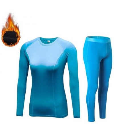 Women Thermal underwear thin fleece female long johns winter tight fitness solid color $48.63 - Underwear