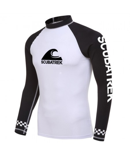 Men Swimsuit Swimming T-shirt Beach UV Protection Swimwear Rash Guard Long Sleeve Surfing Diving Swimsuit Surf T-shirt $54.23...