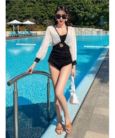 Print Cover-up Women Retro Elegant Slim Asymmetric Design Trendy Harajuku Beach Style Holiday Swimwear Casual Creativity $30....