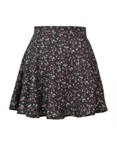 Boho Floral Print Party Skirt Summer New High Waist Pleated Skirt Short Beach Sexy Frills Mini Skirts For Women 2023 $21.75 -...