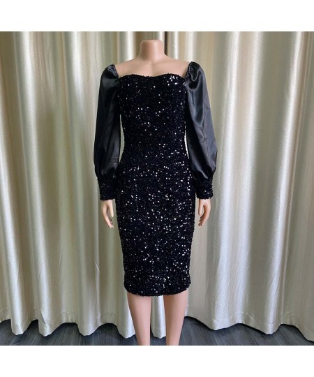 Bodyconclothes Women's Evening Dresses Sequin Party Chic and Elegant Woman Dress Luxury Sexy Rhinestone Prom Dress for Woman ...