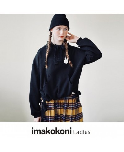 double-sided cotton black rabbit sweater women's pure cotton brushed plaid carrot pants autumn 213434 $84.44 - Sweaters