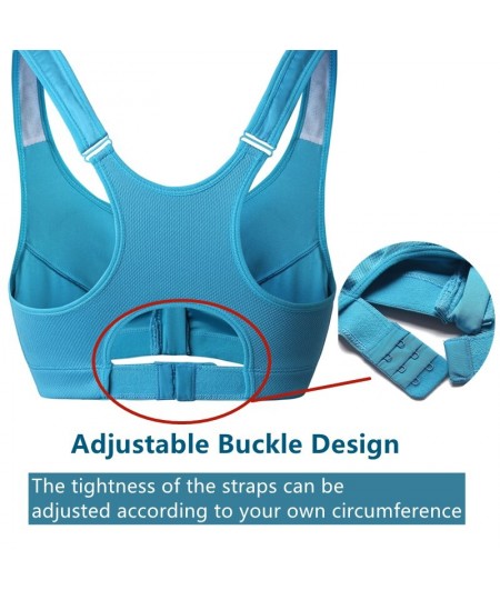 3Pcs/Set Sports Bra Crop Top Women Sportswear Bras Fitness Female Zipper Underwear Running Shockproof Bras Push Up 5XL Plus $...