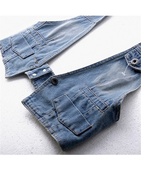 Vintage Denim Vest Women Hooded Short Spring Summer New Korean Femme Slim Sleeveless Jacket Waistcoat Women Jeans Vest H390 $...