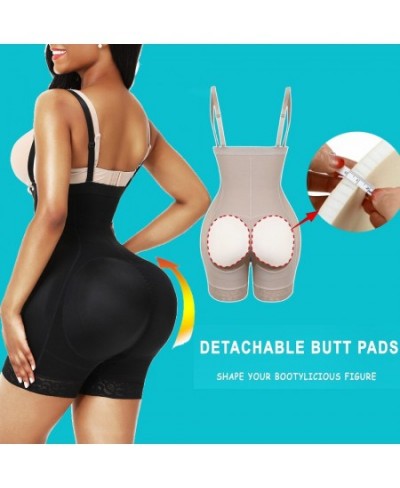 Women Padded Slimming High Waist Tummy Control Butt Lifter Shaper Corset Shapewear Fake Ass Booties Enhancer Thigh Trimmer $6...