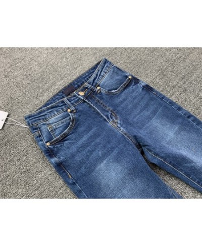 Women jeans high waist hole irregular demin pants $77.42 - Jeans