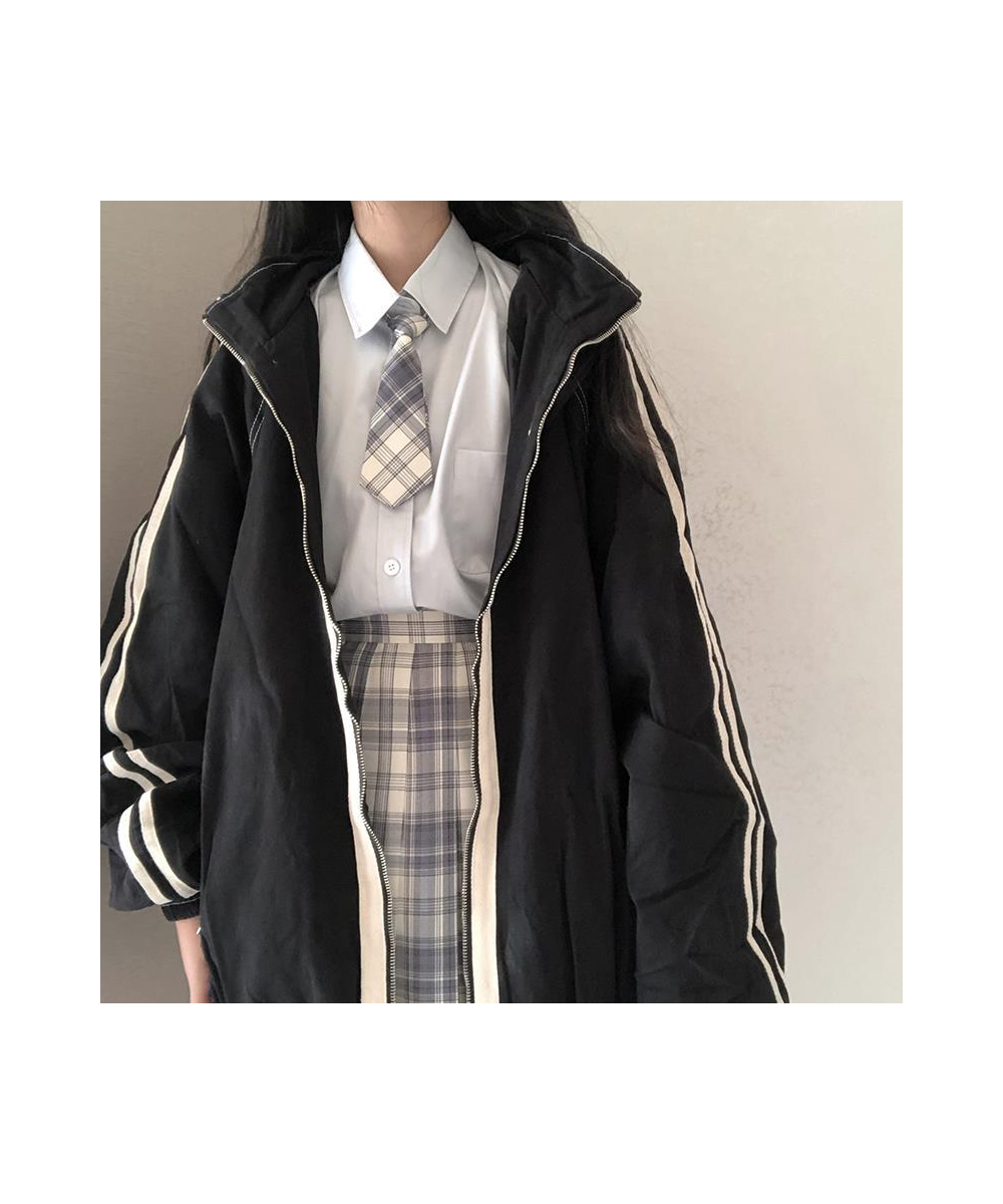 Deeptown Harajuku Fashion Jacket Women Oversized Korean Streetwear Vintage 2000s Aesthetic College Jackets Japan Autumn Zippe...