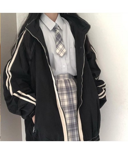 Deeptown Harajuku Fashion Jacket Women Oversized Korean Streetwear Vintage 2000s Aesthetic College Jackets Japan Autumn Zippe...