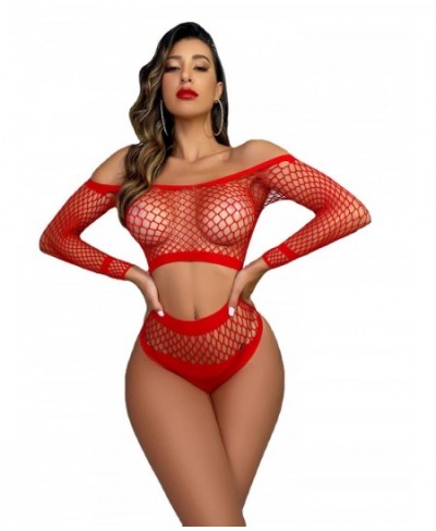 Sexy Hollow Out Women Lingerie Underwear Erotic Costume Teddy Sleepwear Babydoll Split Type Porno Dress Sex Lenceria $17.76 -...