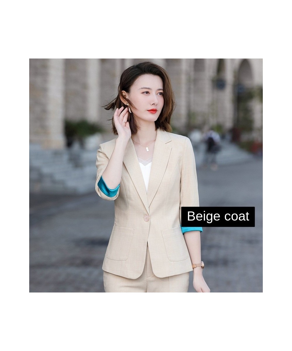 2023 Summer Office Work 2 Pieces Skirt Blazer Set Women Skirt Suits Business Lady Uniform Autumn Korean JackeT Tops Skirt $59...