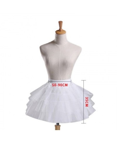 2022 New White or Black Short Petticoat Wedding Dress Support Sexy Sweet Bustle For Women 3 Layer Lnner Skirt $13.95 - Skirts